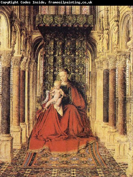 EYCK, Jan van The Virgin and Child in a Church